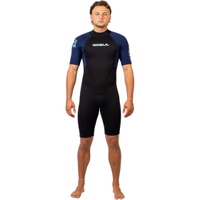 M&auml;nner G-Force Natur 3/2mm R&uuml;ckenrei&szlig;verschluss Shorty Neoprenanzug